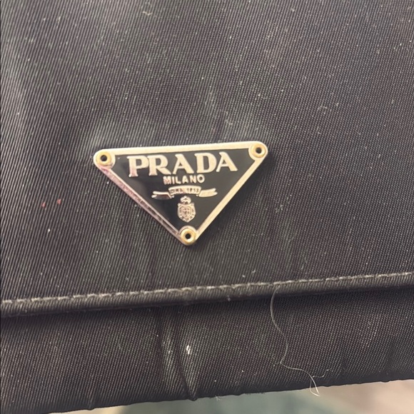 Prada Black and Gold Men's Messenger Bag - Picture 1 of 5